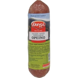 Σαλάμι αέρος Τριπόλεως Ορεινό συσκ. (0,22 Κg.) “Δαγρέ”